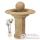 Fontaine Carva Ball Fountain on Octagonal Pedestal, marbre vieilli -bs4066ww